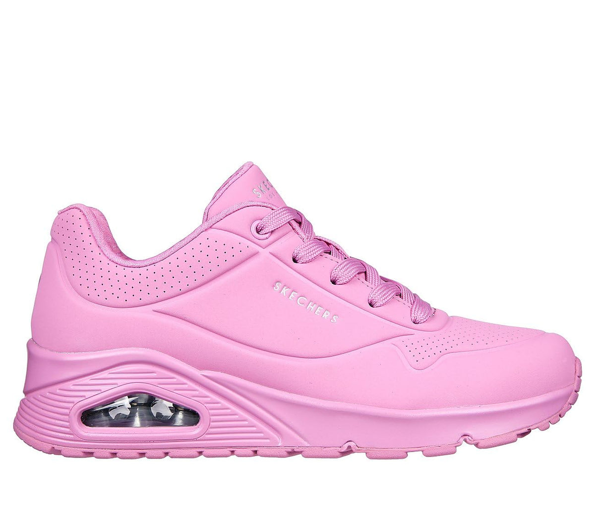 Skechers Women's Uno-Stand on Air Sneaker, Pnk, 8