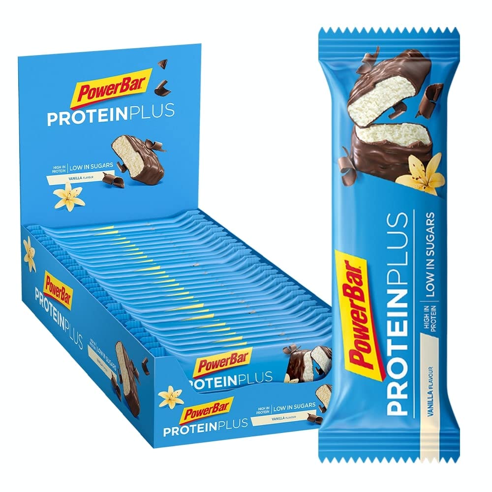 Powerbar Protein Plus Low Sugar Vanilla 30x35g - High Protein Low Sugar Bar