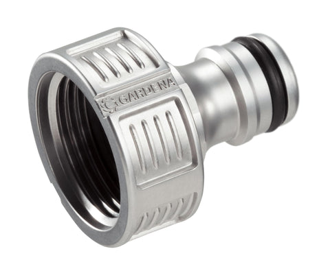Gardena Premium Tap Connector, 26.5 mm (G 3/4 inch): Adapter for taps, Frost and UV Resistant, Packaged (18241-20)
