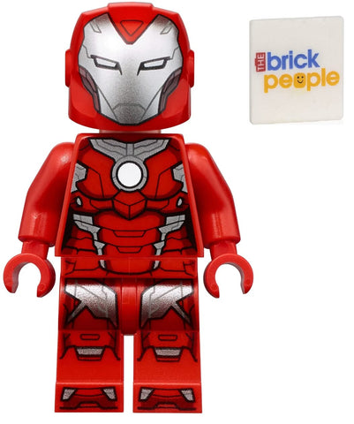 LEGO Superheroes: Pepper Potts Minifigure (Rescue) Red Armor