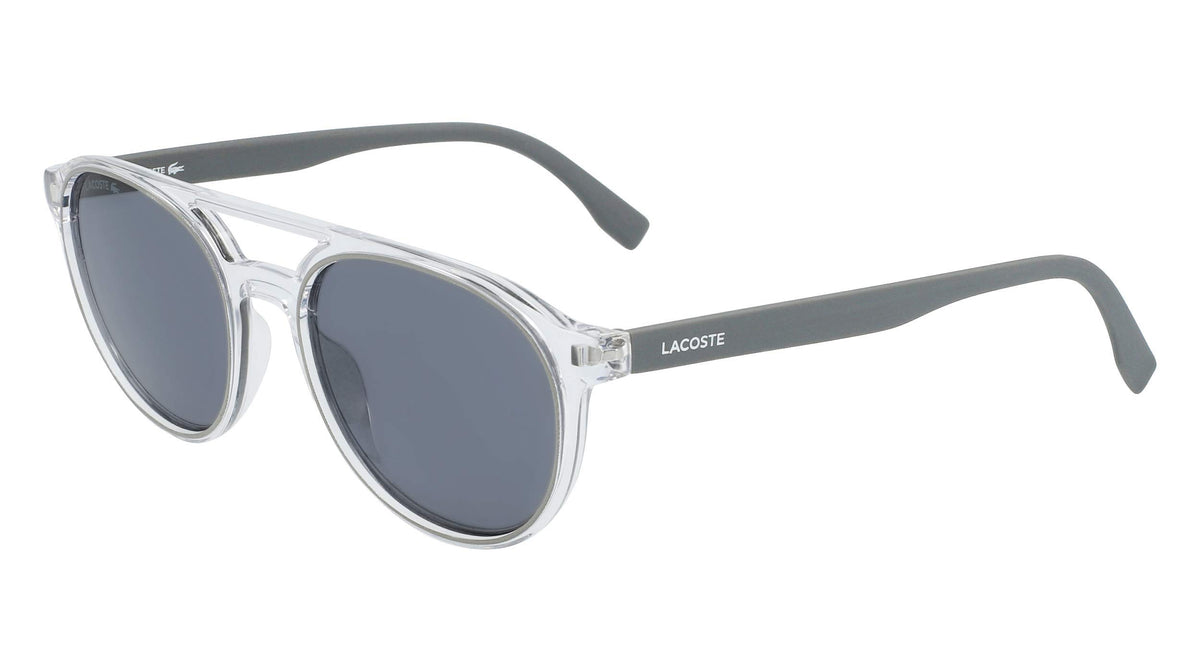 LACOSTE L881S 057 CRYSTAL/GREY 52/18/145 UNISEX Sunglasses