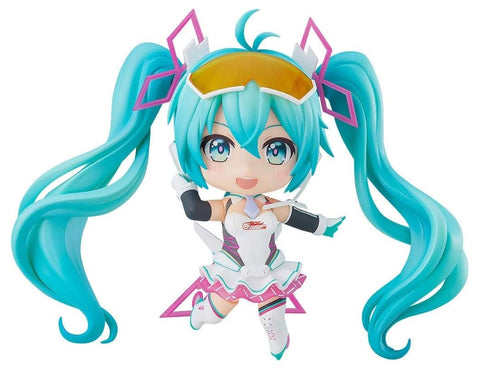 Good Smile Racing Hatsune Miku GT Project: Racing Miku (2021 Version) Nendoroid Action Figure, Multicolor