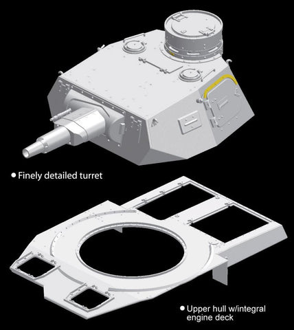 Dragon Models 1/35 Pz.Kpfw.IV Ausf.A Up-Armored Version Military Vehicle Kit