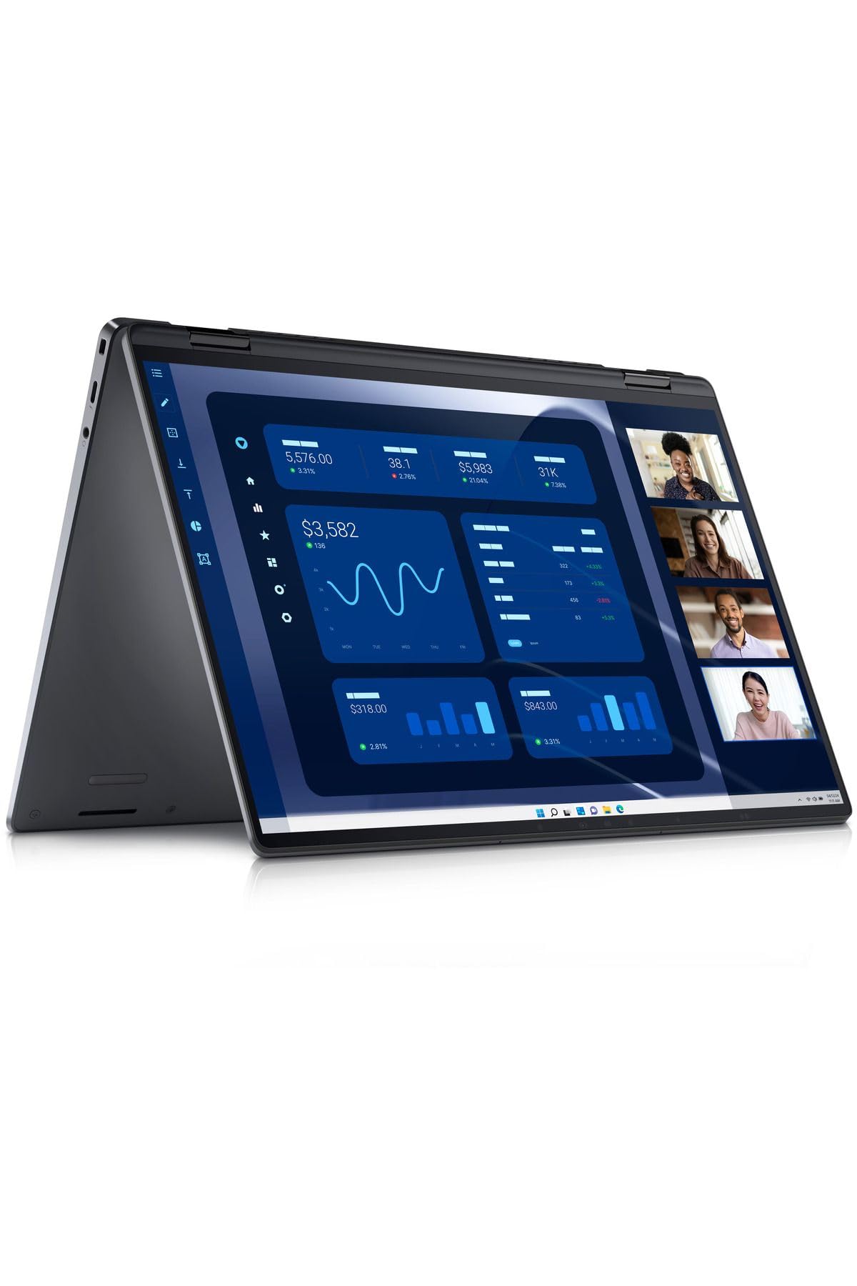 DELL Latitude 9450 2-in-1 Intel Core Ultra 7 165U Hybride (2-en-1) 35,6 cm (14") Écran tactile Quad HD 16 Go