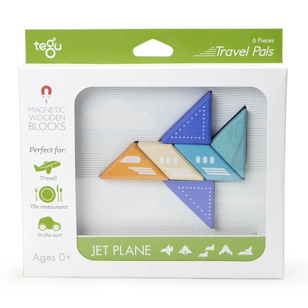 Tegu PAL-JET-706T Travel Pals Magnetic Blocks