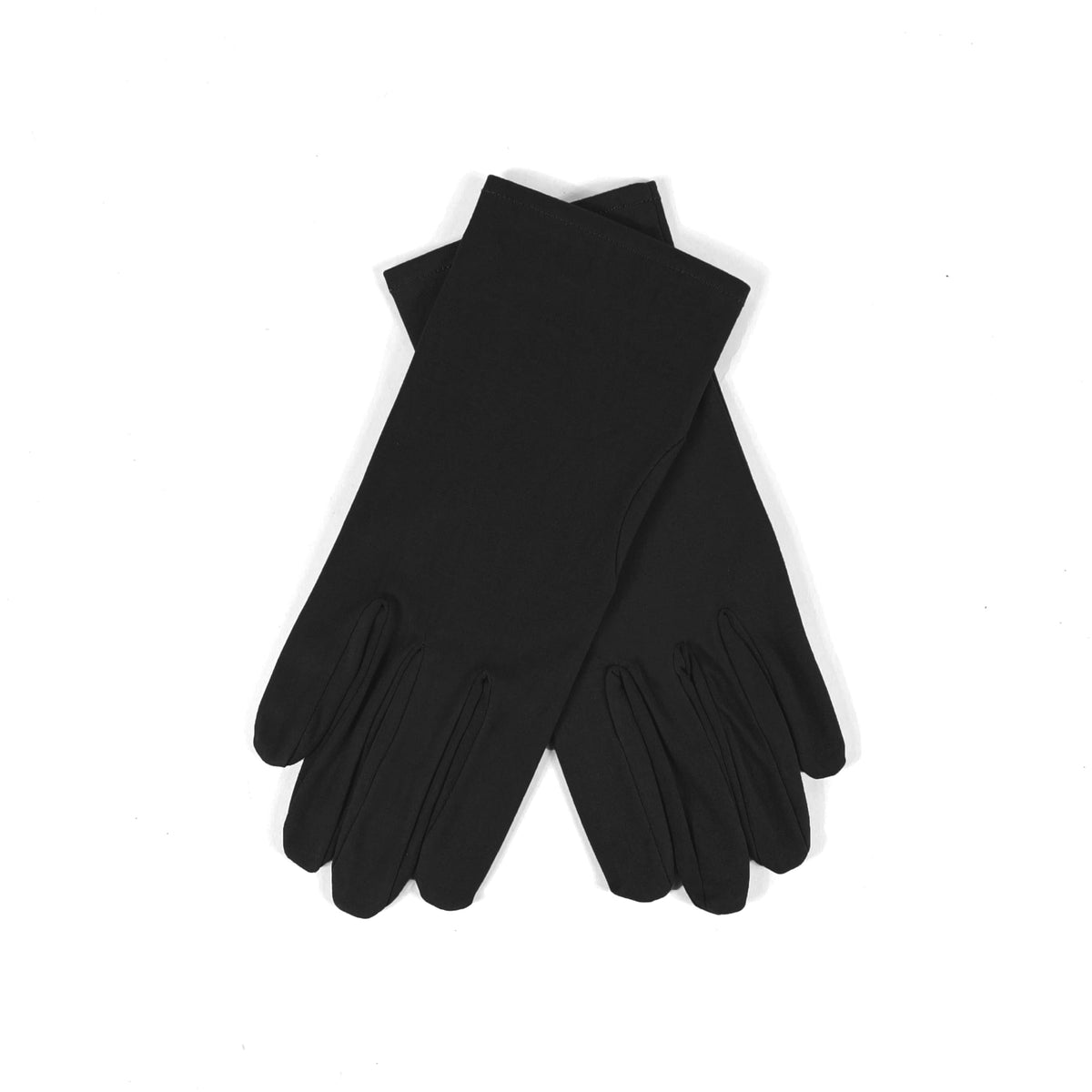 TJDC Jewellery Inspection Gloves - Ideal for Handling Jewellery, Bags & Delicates - Service Gloves - Unique Microfibre Texture Easily Removes Dust and Fingerprints - Washable (Black, xlarge)