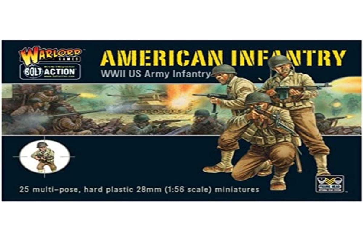 Bolt Action WWII American Infantry plastic boxed set