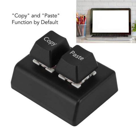 VBESTLIFE OSU Game Keyboards, USB 2 Keys Programmable Mini Mechanical Keypad Red Switch Hot Swap Keyboards for PC Gaming OSU Office Work Media