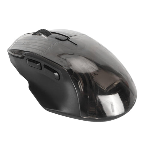 gernie Illuminate Your Gaming with Silent 3 Mode Esports Mouse RGB Mute Button USB 2.4G Office Gaming Mouse with Quiet RGB Lights for Mute Gaming Experience (Black)