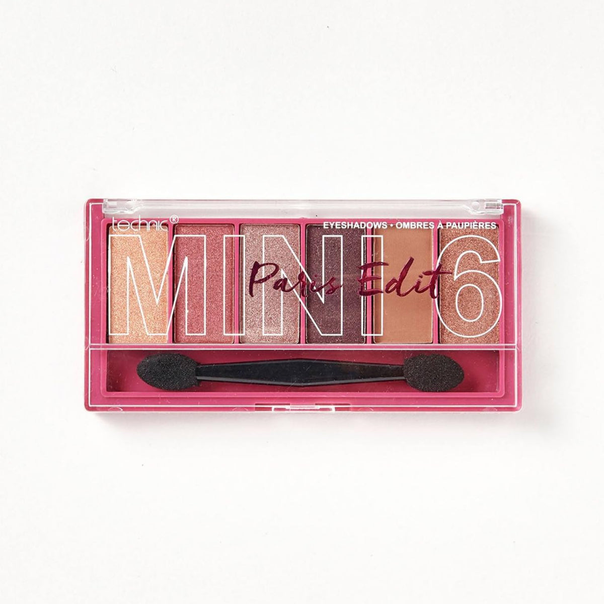Technic Mini Edit 6 Eyeshadow Palette, Long Lasting and Blendable Matte & Shimmer Shades 7.2g (Paris)