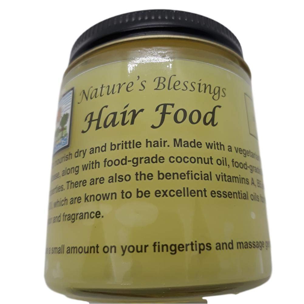 Nature's Blessing Hair Food Vegetarian Formula for Dry Brittle Hair (All Natural Ingredients)