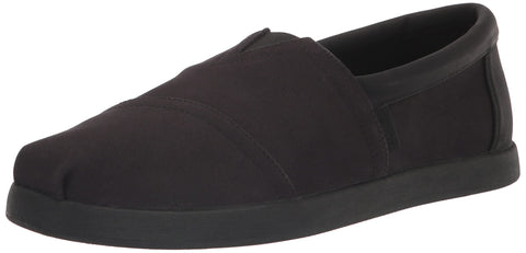 TOMS Men's Alpargata Forward Loafer, Black/Black, 7