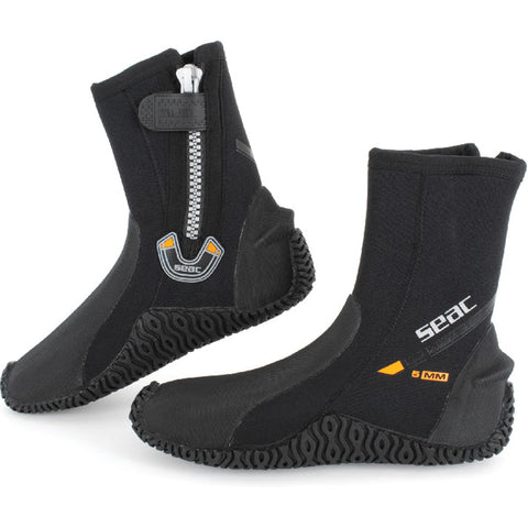 Seac 5mm Basic HD Boots - Black, Small