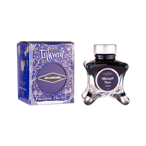 Diamine - Sheen Fountain Pen Ink, Midnight Hour, 50ml, Inkvent