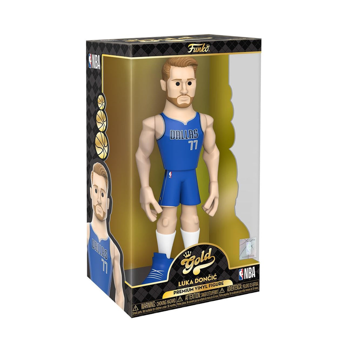 Funko Pop! Gold: NBA: Mavericks- Luka Doncic 12" (Styles May Vary with Chance of Chase)