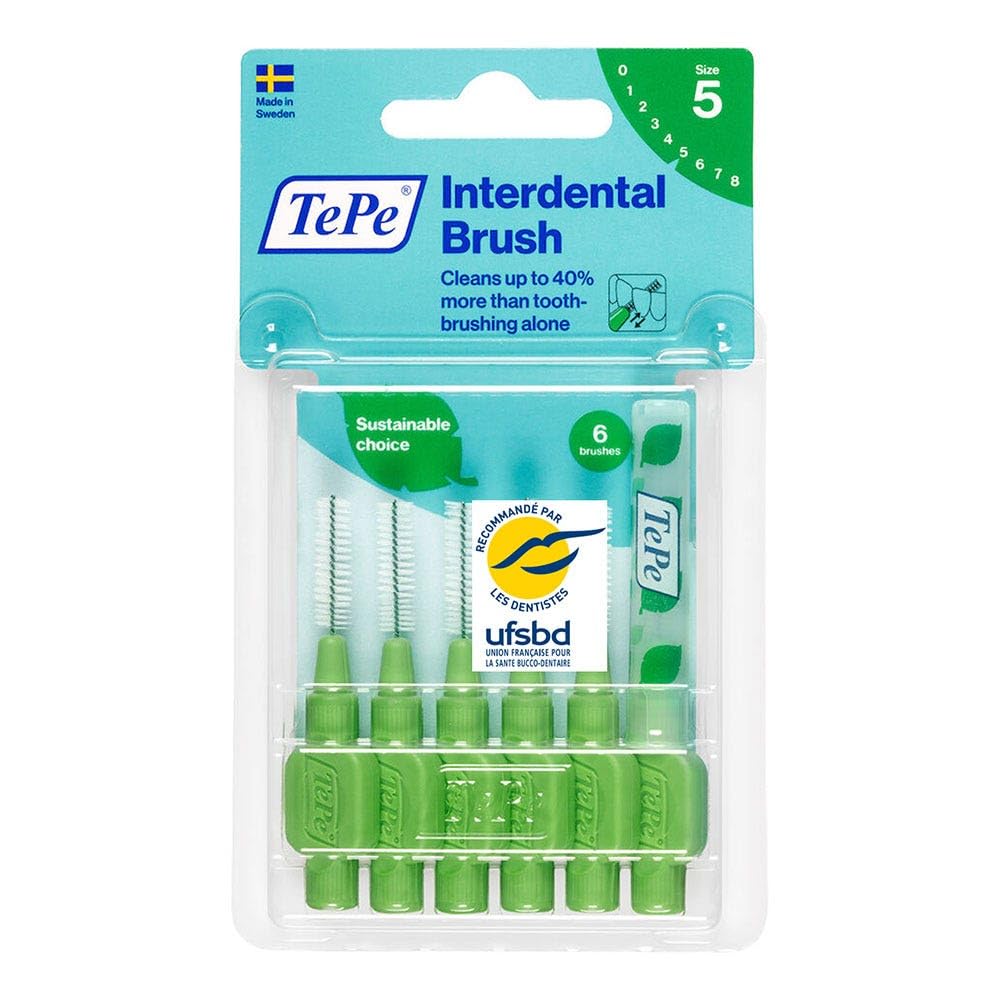 TEPE INTERDENTAL Brushes - Green 0.8MM