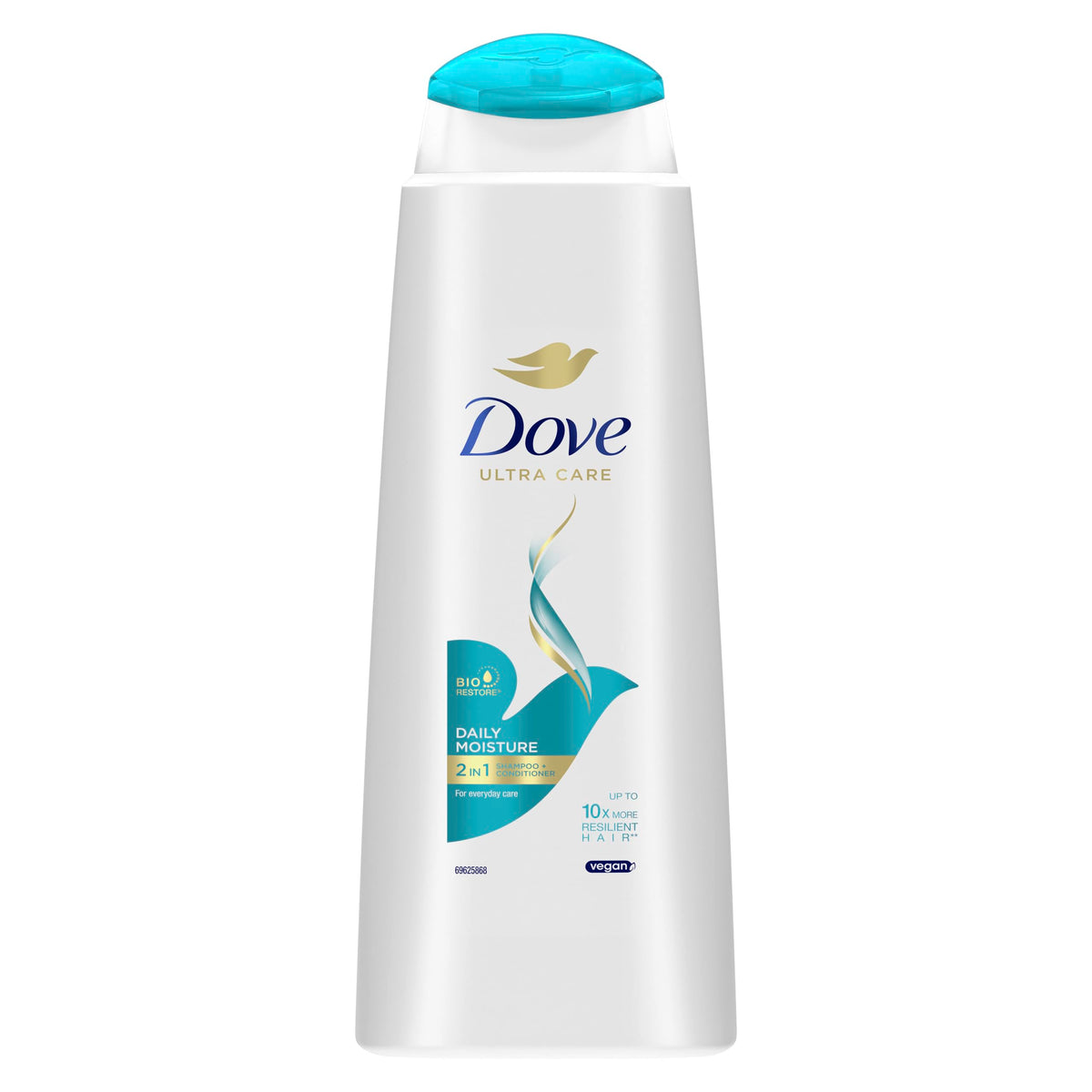 Dove Nutritive Solutions Daily Moisture 2 in 1 Shampoo + Conditioner shampoo and conditioner that leaves hair silky smooth for dry, damaged hair 400 ml