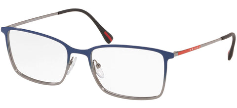 Eyeglasses Prada Linea Rossa PS 51 LV 5801O1 Top Blue Gradient/Gunmetal