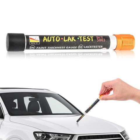Paint Thickness Gauge, Car Body Damage Detector Pen Thickness Tester Meter Gauge, Crash-Test Check & Car Paint Inspection, Fit to Shopping for Used Car(size:1pc)