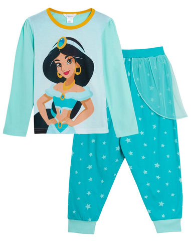 Disney Girls Aladdin Princess Jasmine Dress Up Pyjamas 3-4 Years