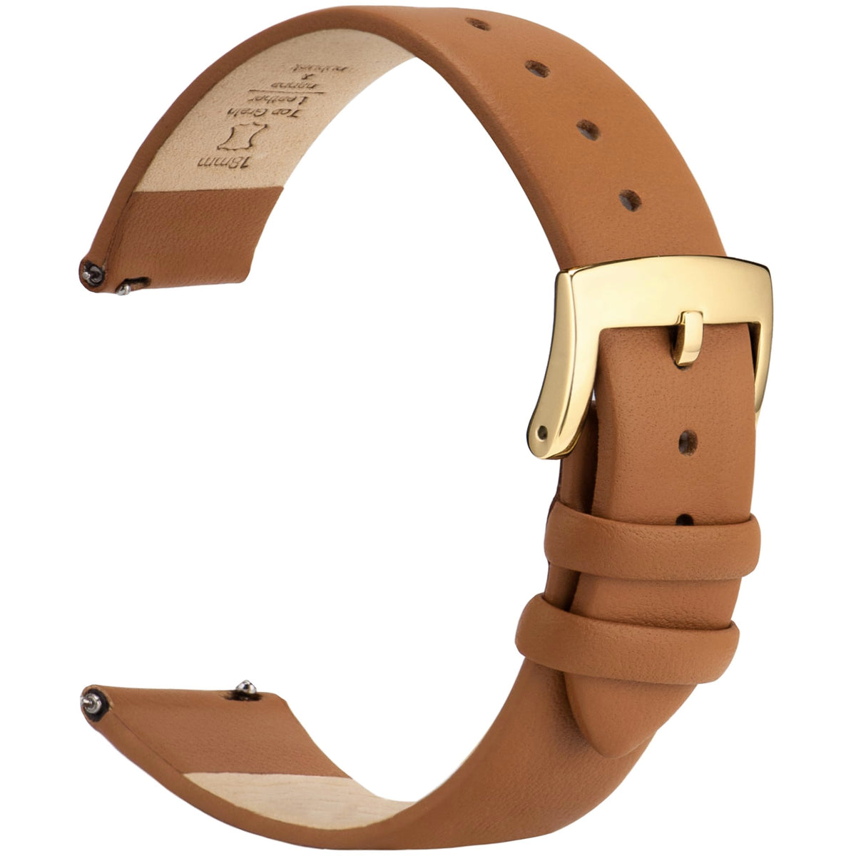 OTTOODY Leather Watch Straps Quick Release Watch Band, Elegant & Ultra Soft Top Grain Leather Watch Strap for Women Men, Choice of Color & Width 22mm 20mm 18mm 16mm 14mm 12mm for Watch & Smartwatch