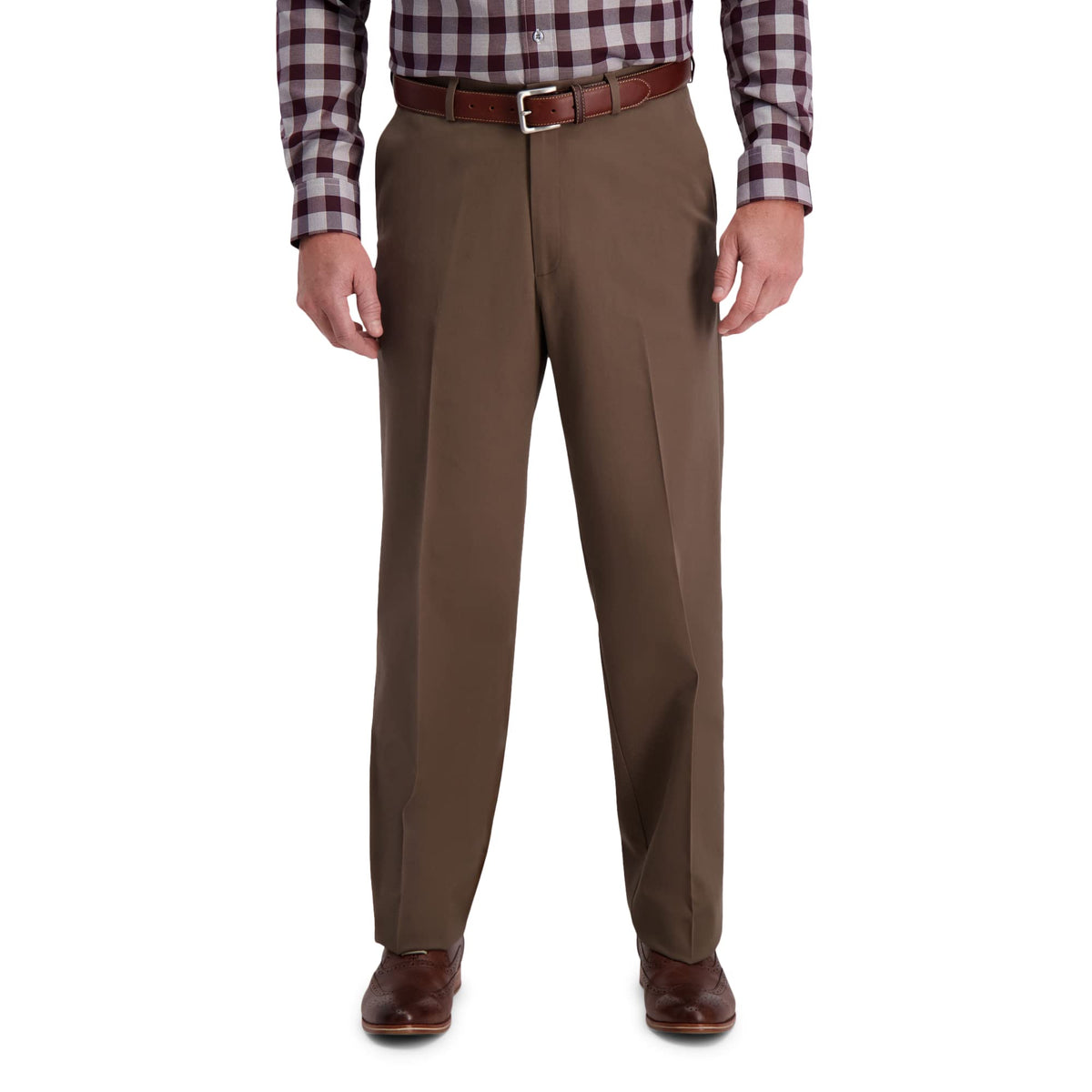 Haggar Men's Work To Weekend No Iron Flat Front Pant Reg. And Big & Tall Sizes
