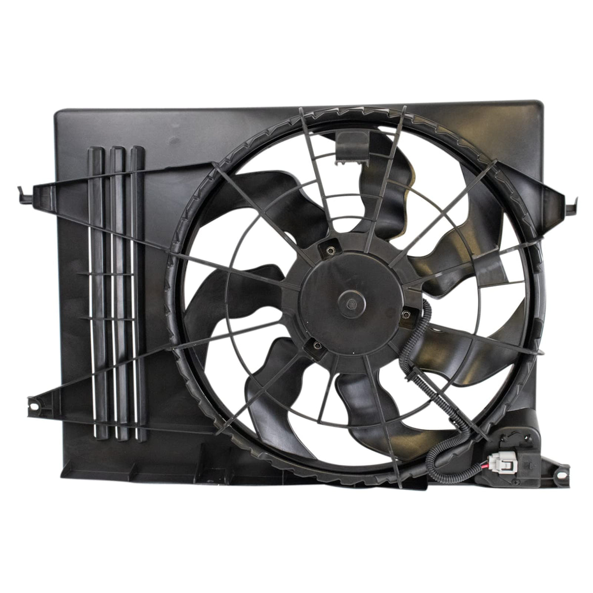 TRQ Radiator Cooling Fan Assembly Compatible with 2010-2015 Hyundai Tucson 2011-2016 Kia Sportage HY3115137