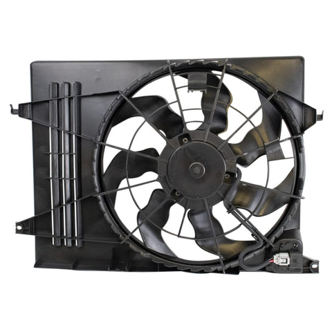 TRQ Radiator Cooling Fan Assembly Compatible with 2010-2015 Hyundai Tucson 2011-2016 Kia Sportage HY3115137