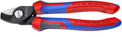 Knipex 95 12 165 Cable Shears with soft handle