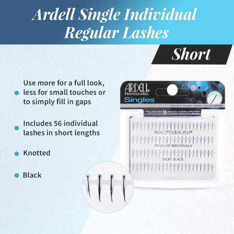Ardell False Eyelashes Regular Short Black 4 Pack