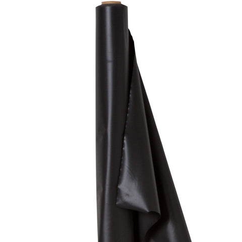 Bold Jet Black Plastic Table Roll - 40" x 100' (1 Pc.) - Seamless Table Decor, Waterproof & Durable Design - Perfect for Parties, Weddings, Events