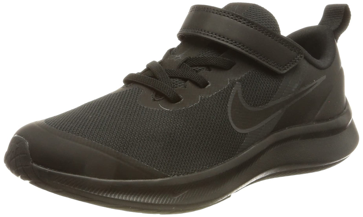 NIKE Unisex Kid's Sneaker, Black Black Dark Smoke Grey, 29.5 EU
