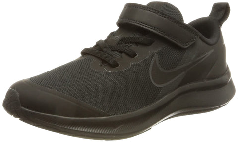 NIKE Unisex Kid's Sneaker, Black Black Dark Smoke Grey, 29.5 EU