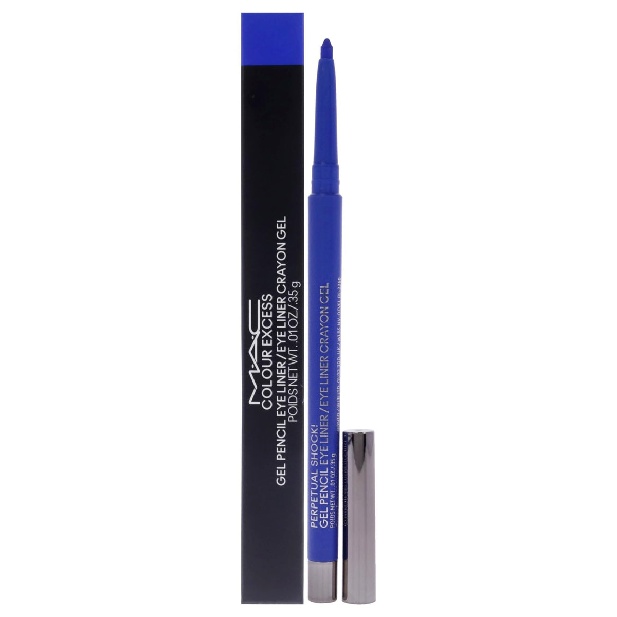 MAC Colour Excess Gel Pencil Eye Pencil - Perpetual Shock for Women - 0.01 oz Eye Pencil