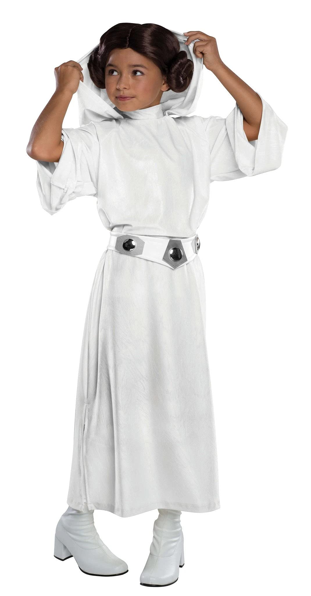 Rubie's 610504L Official Disney Star Wars Princess Leia Costume, Kid's, Large (Ages 8 -10) Halloween