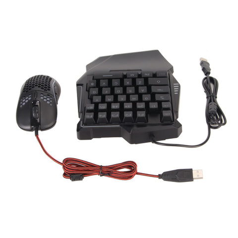 Keyboard Mouse Converter, Keyboard Converter Set Silent Design Sturdy Customizable Keys Easy to Operate Plug and Play Wired Connection for Game Console