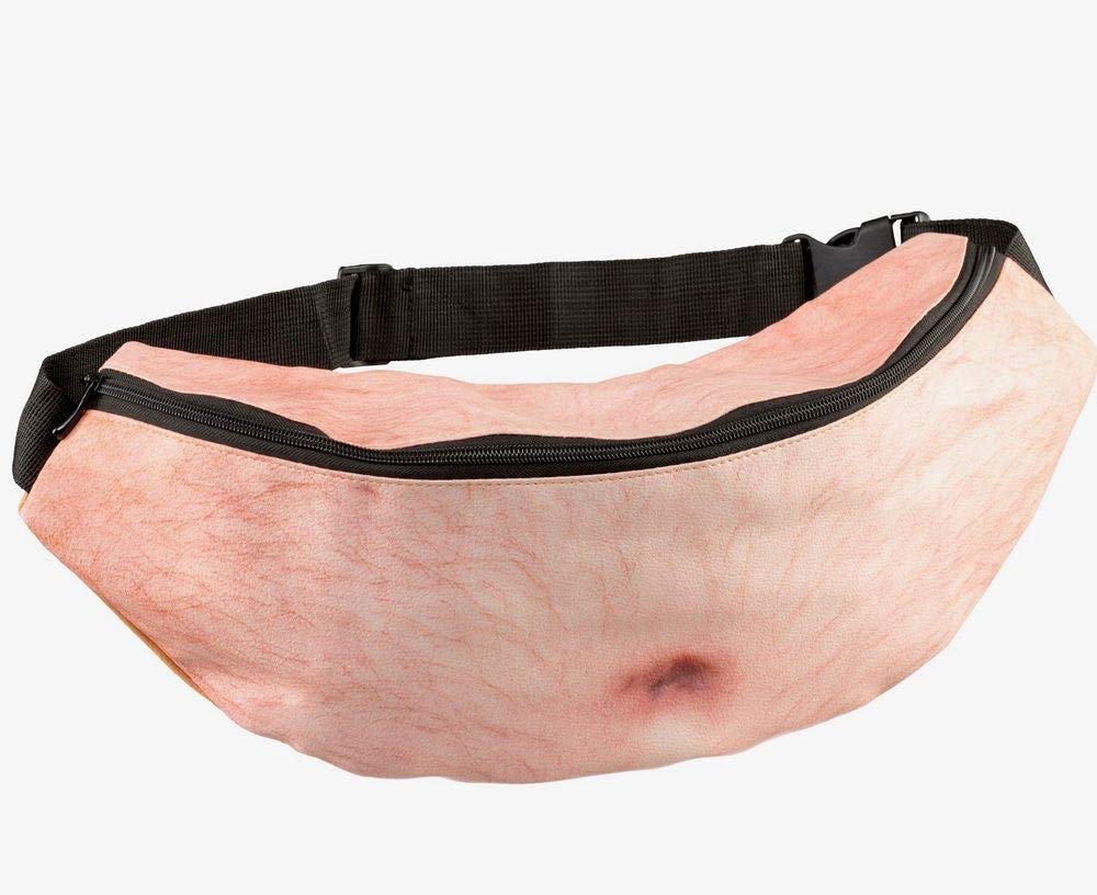 shoperama Hairy Beer Belly Bag Bum Bag Hip Bag Wampe JGA Trash Stag Night