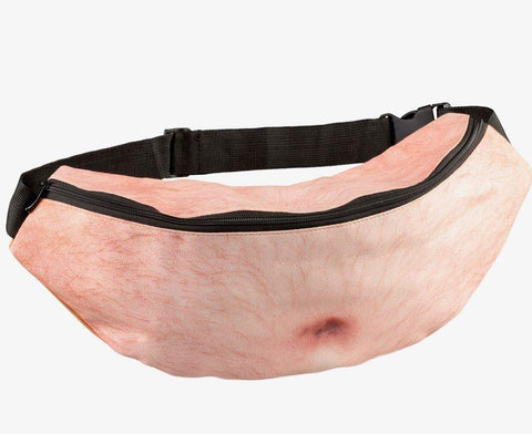 shoperama Hairy Beer Belly Bag Bum Bag Hip Bag Wampe JGA Trash Stag Night