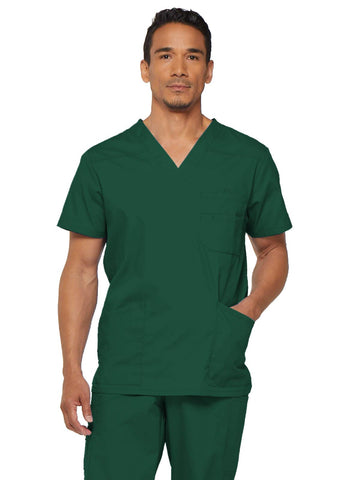 Dickies mens EDS Signature V-Neck Scrub Top Hunter X-Large