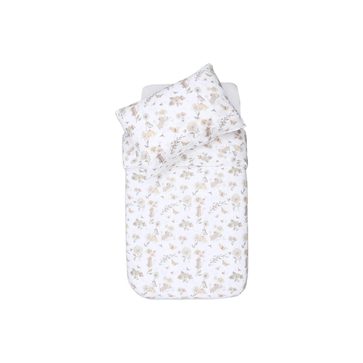 Jollein Dreamy Mouse 003-005-67056 Bed Linen 100 x 140 cm + 40 x 60 cm White
