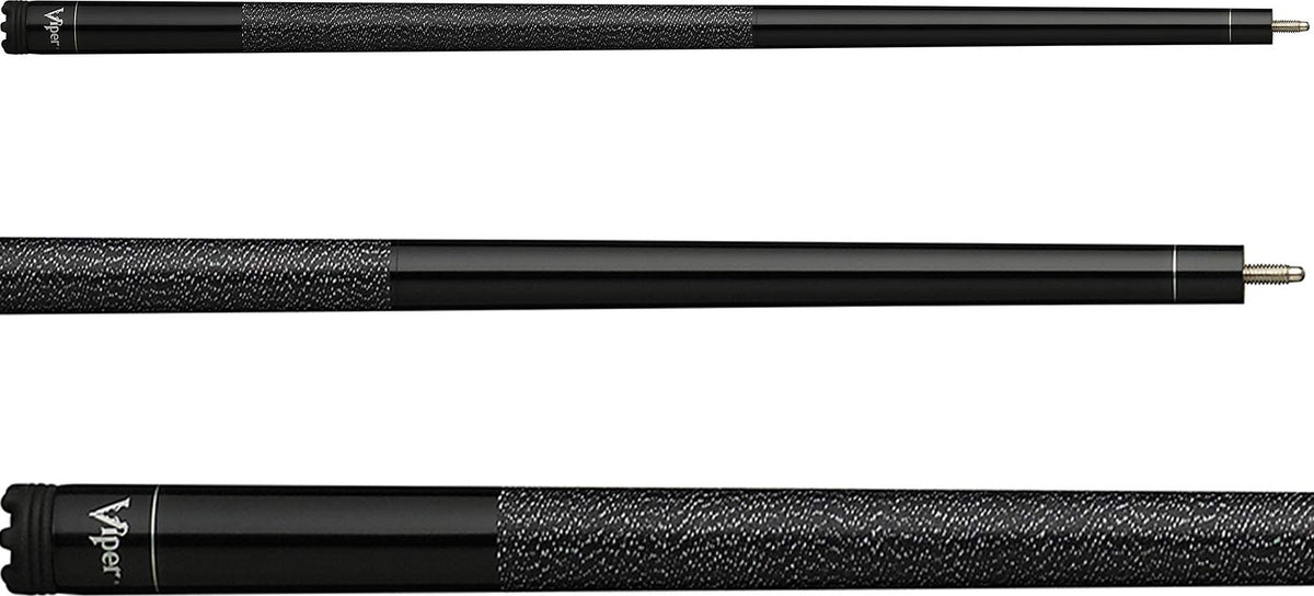 Viper by GLD Products Jump Shot/Break 58" 3-Piece Billiard/Pool Cue, Black, 19 Ounce (50-0503-19)