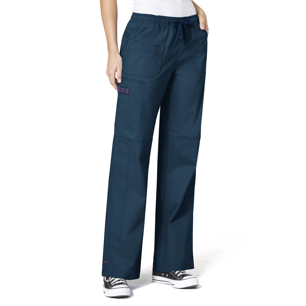 WonderWink Women's Wonderflex Faith Scrub Pant, Caribbean, 3X-Large