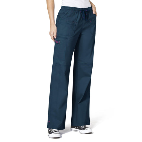 WonderWink Women's Wonderflex Faith Scrub Pant, Caribbean, 3X-Large