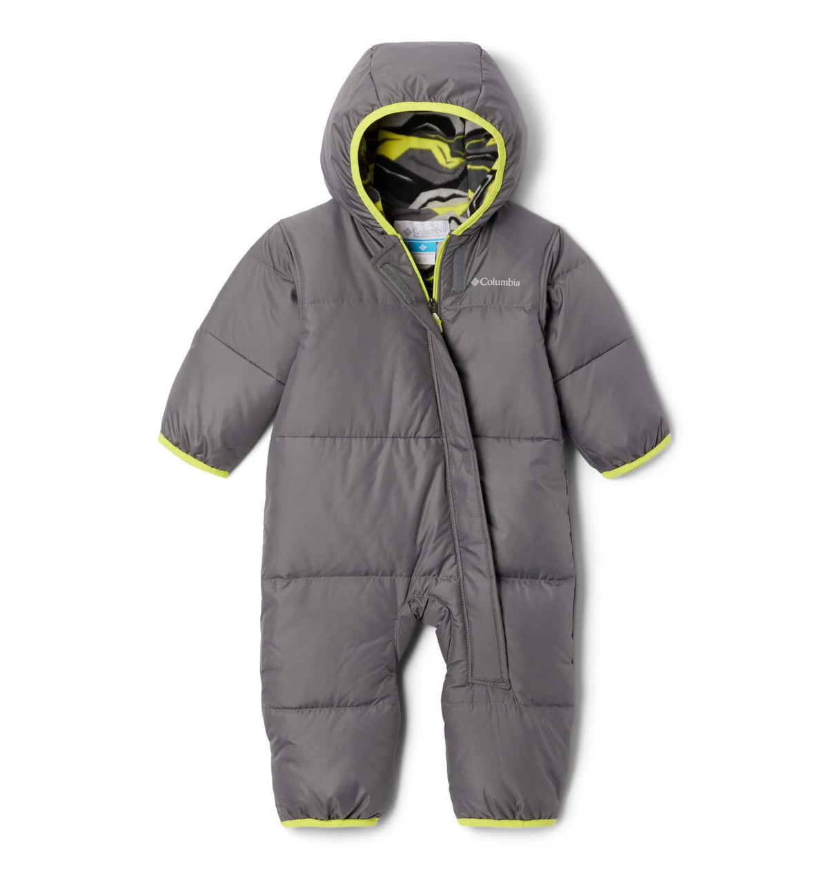 Columbia Unisex Kids Snuggly Bunny Bunting, Snowsuit Romper, City Grey, Size 12/18