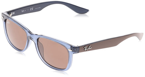 Ray-Ban Unisex Adults’ Rj9052s New Wayfarer Sunglasses, Transparent Blue, 47
