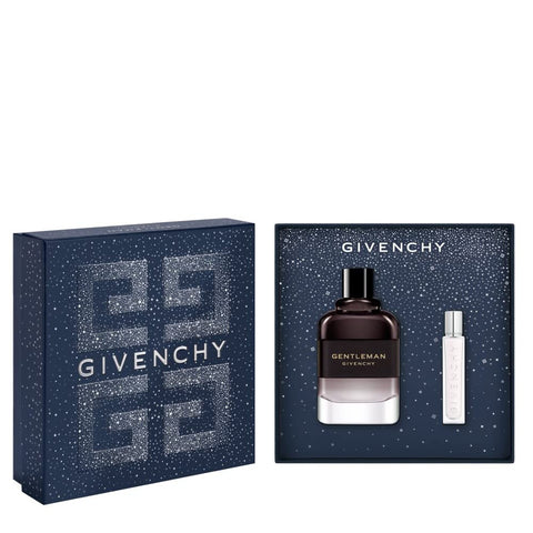 Givenchy GENTLEMAN 2-Piece Gift Set for Men, (3.4 Oz Eau De Parfum Spray + 0.42 Oz Eau De Parfum Travel Spray)