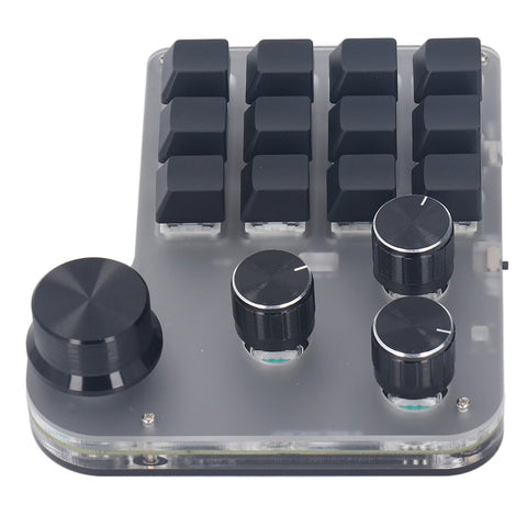 Generic USB Mini Macro Mechanical Gaming Keyboard Green Axis Button Three Mode Rotation for Gaming Console, Switch for Video Game Console, Cluster Gears, Generic97xmzq65gv