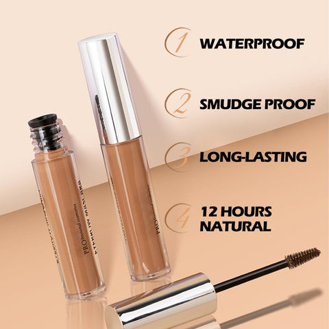 Erinde Tinted Thickening Brow Mascara, Extreme Hold Tinted Eyebrow Gel, Professional Makeup Brow Glue, Waterproof Brow Fast Sculpt, Transfer-proof, 02# Auburn