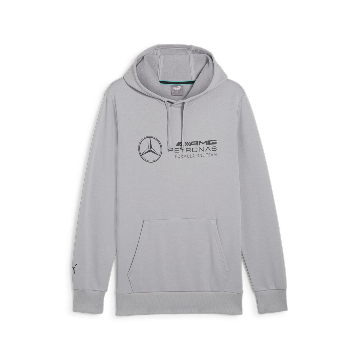 PUMA Men's Standard Mercedes-AMG Petronas Essentials Fleece Hoodie, Team Silver, L