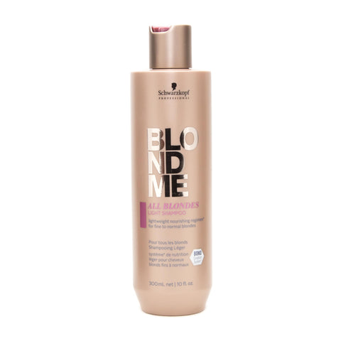 BlondMe All Blondes Light Shampoo 10Fl Oz - Builds New Bonds - Illuminates and Nourishing Fine to Normal Blonde Hair